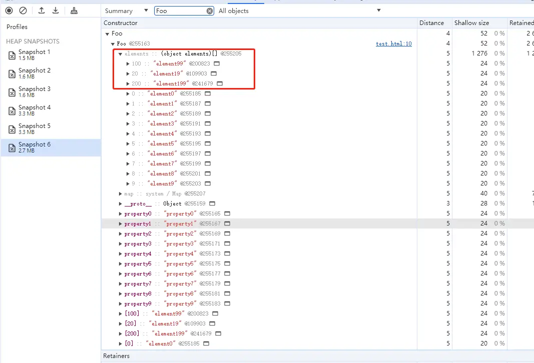 稀松数组的索引属性